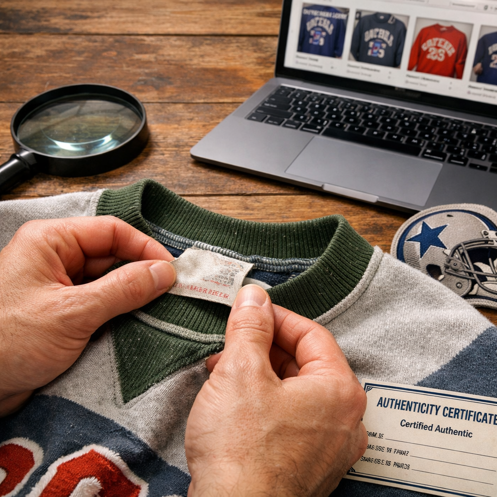 Authentic Vintage Football Sweatshirts: Trusted Shops, Verification Tips That Protect Your Purchase