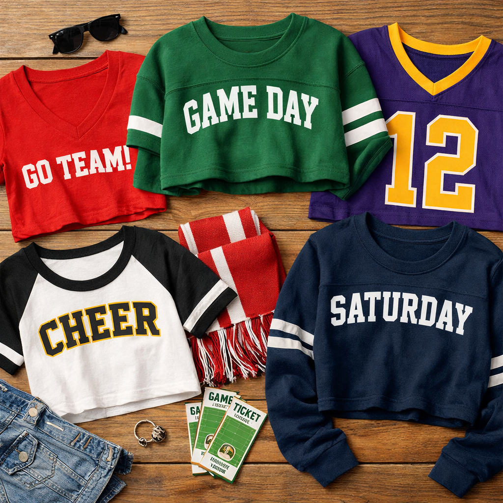 Best Stores for Stylish Women’s Game Day Shirts, Ranked