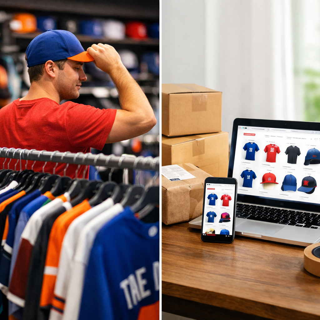 Local vs Online: Where to Buy Fan Apparel Near Me
