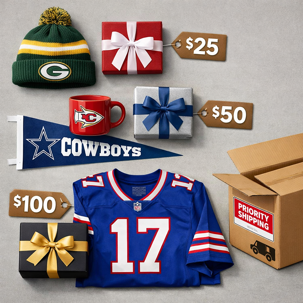 Top NFL Fan Gifts by Budget and Team: Fast-Shipping Picks