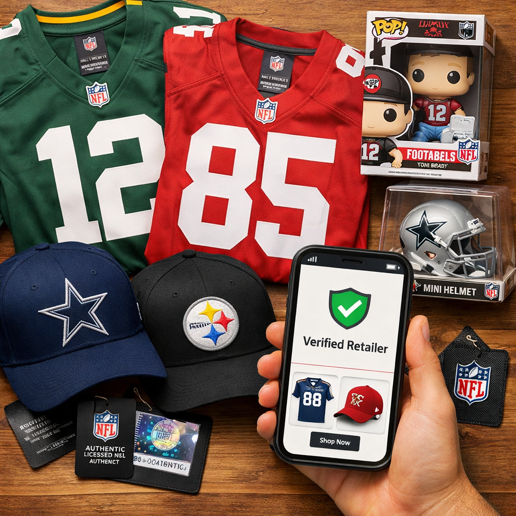 Verified Retailers For Authentic NFL Fan Apparel And Collectibles