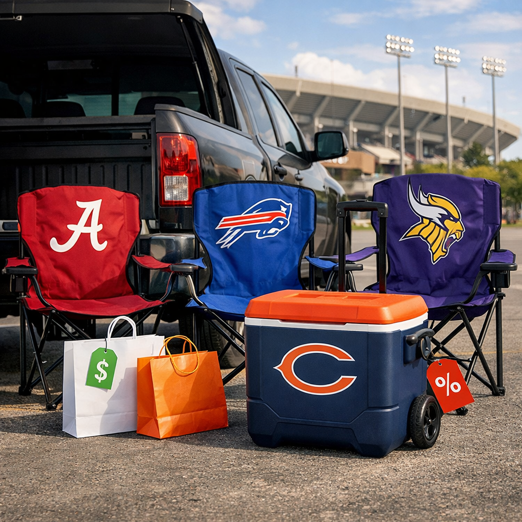Verified Retailers for College and NFL Team Tailgate Chairs, Coolers