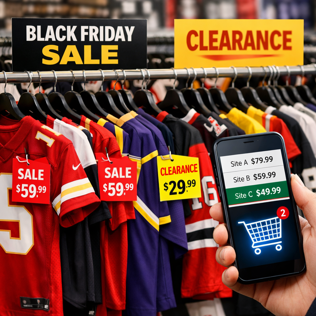 Where Smart Fans Save on Jerseys: Black Friday to Clearance