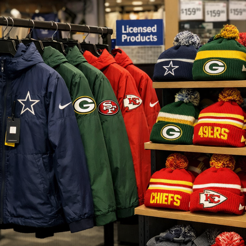Where to Buy Official Sideline Jackets and Beanies, Licensed Retailers